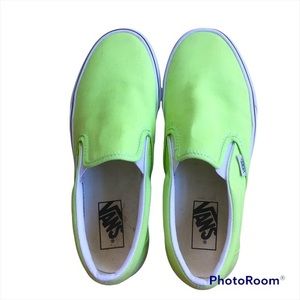 Unisex Vans Classic Slip Ons, Checkerboard Black/White, Sz 9 Women/ 7.5 Men